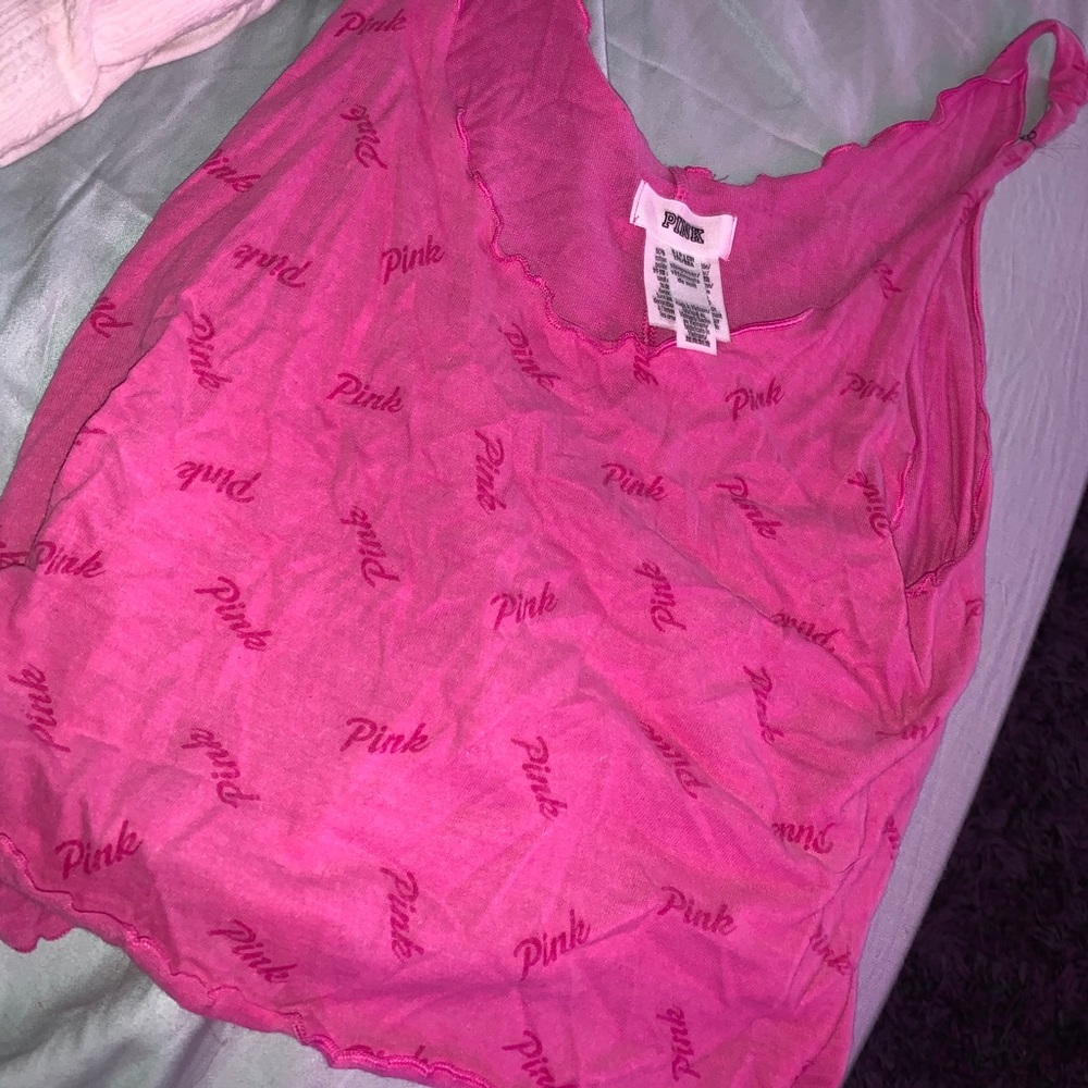 cute pink tank